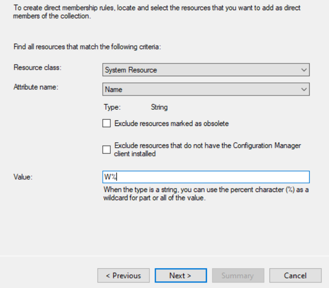 Creating a System Resource Rule